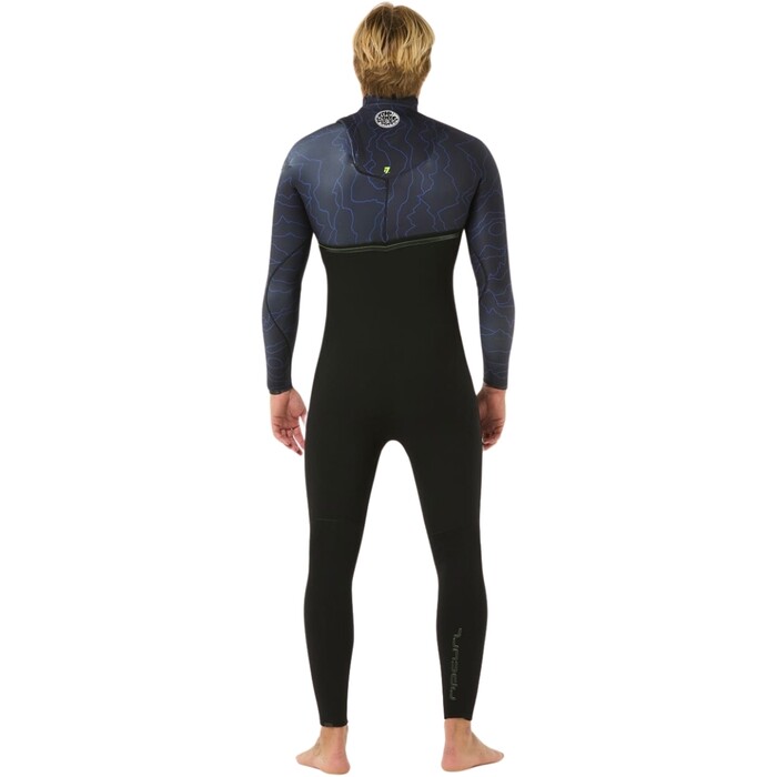 2024 Rip Curl Mens E Bomb 4/3mm Zip Free Wetsuit 14TMFS - Wild Berry